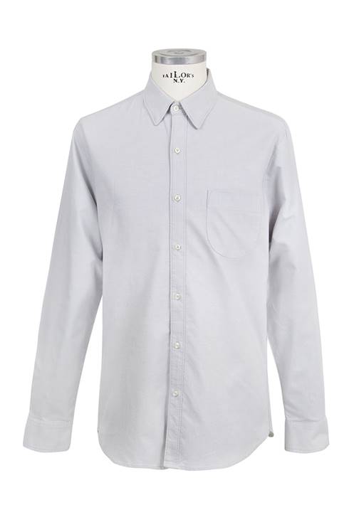 5029-G  CAMISA OXFORD GRIS NEW YORK Hombre
